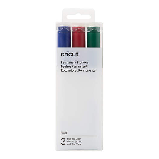 Permanent Markers 2.5 mm, Red/Green/Blue (3 ct)