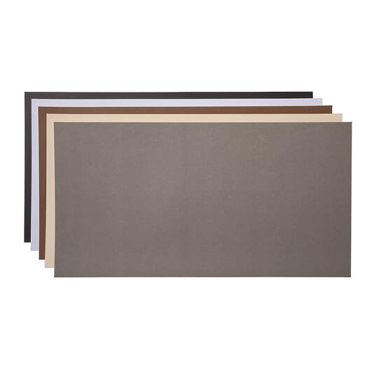 Smart Paper&trade; Sticker Cardstock Sampler, Neutrals - 13 in x 25 in (20 ct)