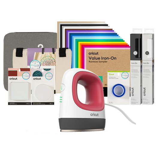 Cricut EasyPress Mini&trade;, Raspberry + Everything Bundle