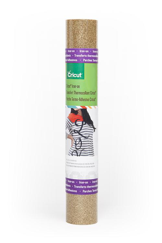 Glitter Iron-On, Gold