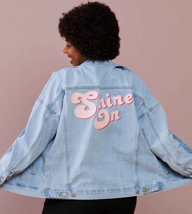 iron-on denim jacket project