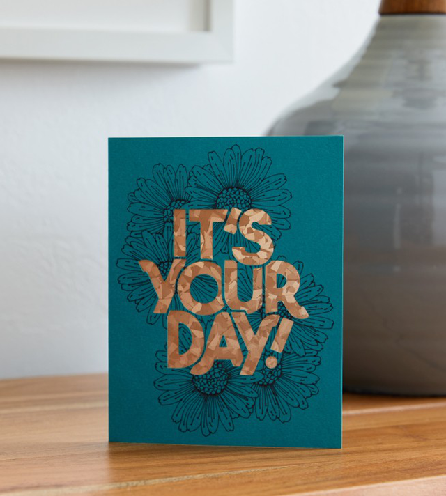 pens & markers greeting card project